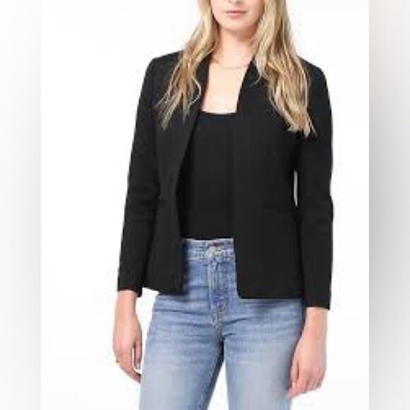 J. Crew Going-out Blazer in stretch twill Black Size 12 - Picture 1 of 8